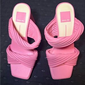 Dolce Vita Pink Heeled Sandals